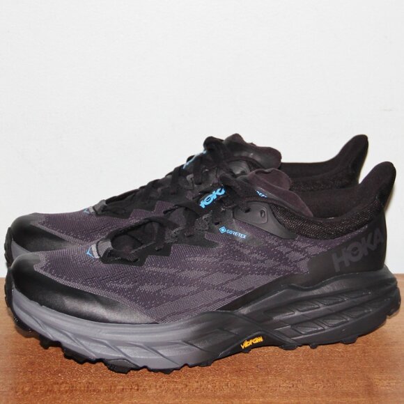 Hoka One One Speedgoat 5 Gore-Tex Spike Trail Shoes Mens 9 10 - Picture 2 of 7